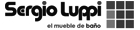 Logotipo Sergio Luppi en blanco y negro