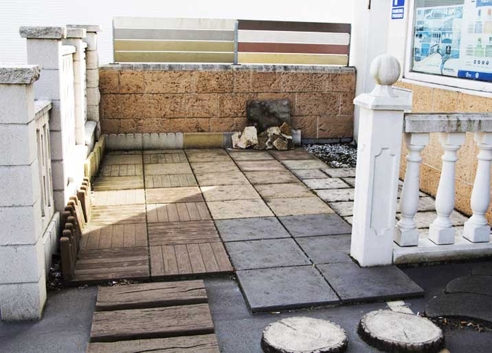 Seleccion azulejos terrazas en Materiales de Construcción Buenavista